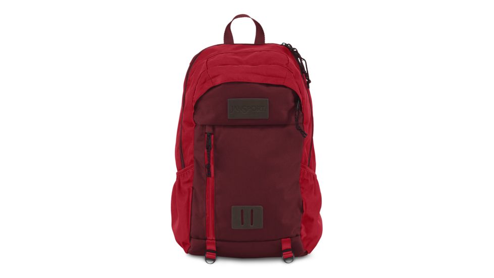 Jansport Fox Hole Backpack-Viking Red/Red Tape