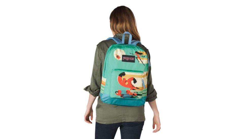 Jansport Incredibles 25L High Stakes Backpack, Incredibles Family Charge JS0A3P1F52V