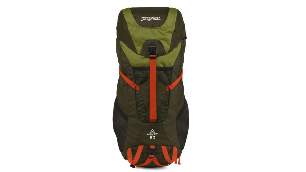 Jansport Katahdin 50 Backpack-Green Machine/Jamacian Green