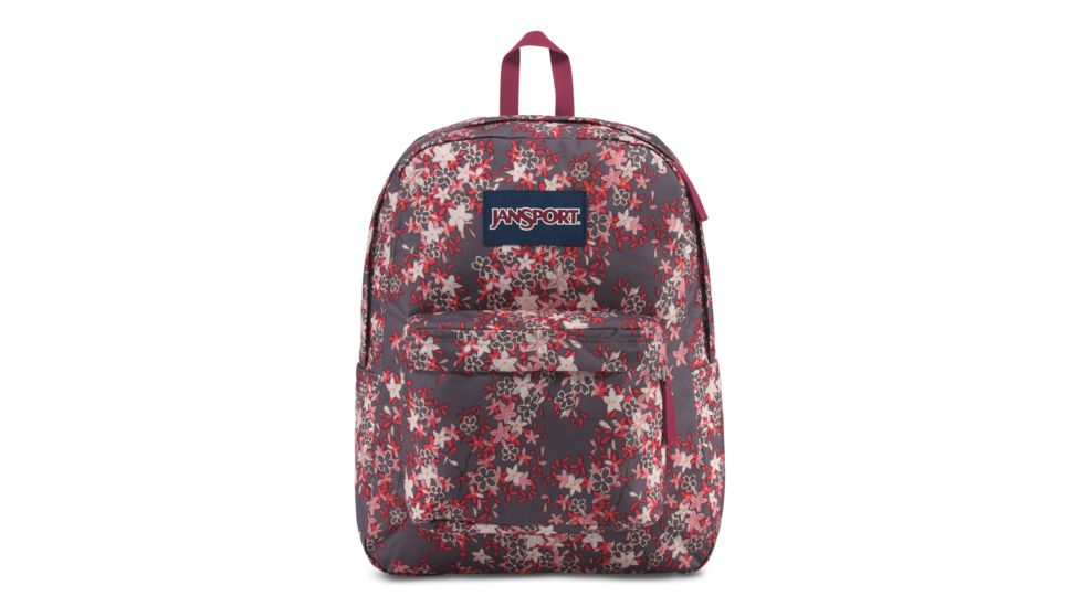 Jansport Superbreak Backpack, Folk Floral, 25 L, JS00T50140D