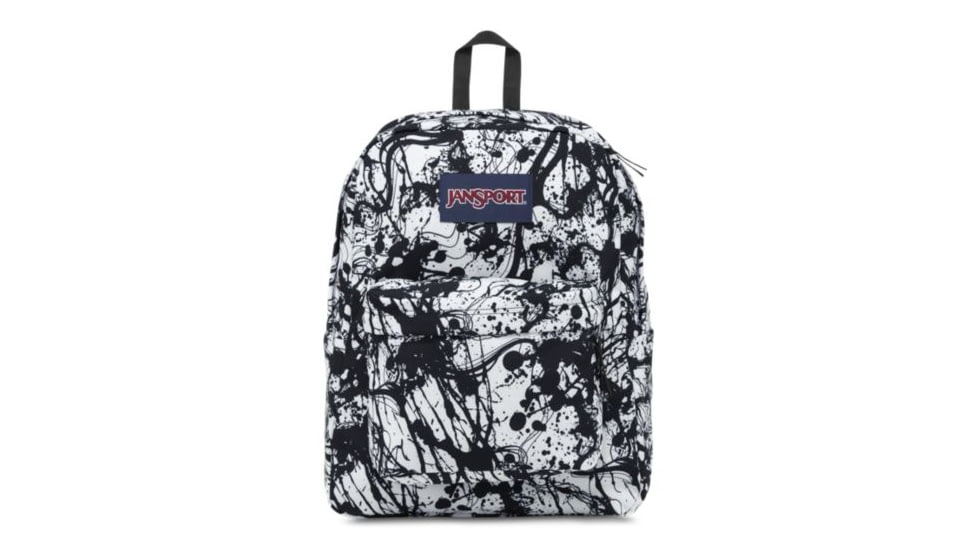 Jansport Superbreak Ultralight Polyester Backpack, 25l, Black Paintball, JS00T5010JR