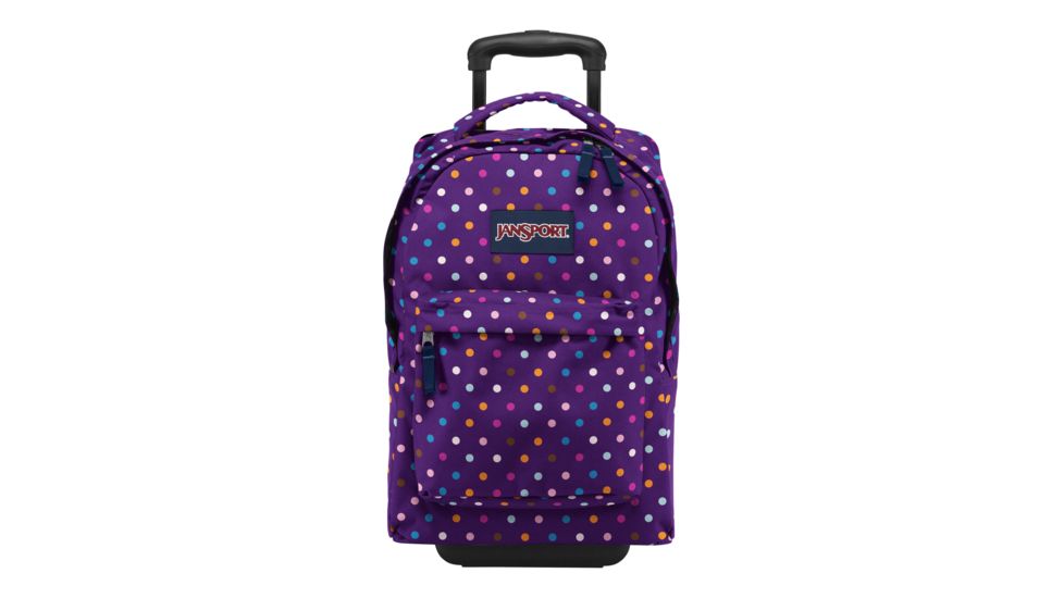 Jansport Superbreak Wheeled Urban Backpack, 33l, Spot-O-Rama-Navy, JS00THE934A