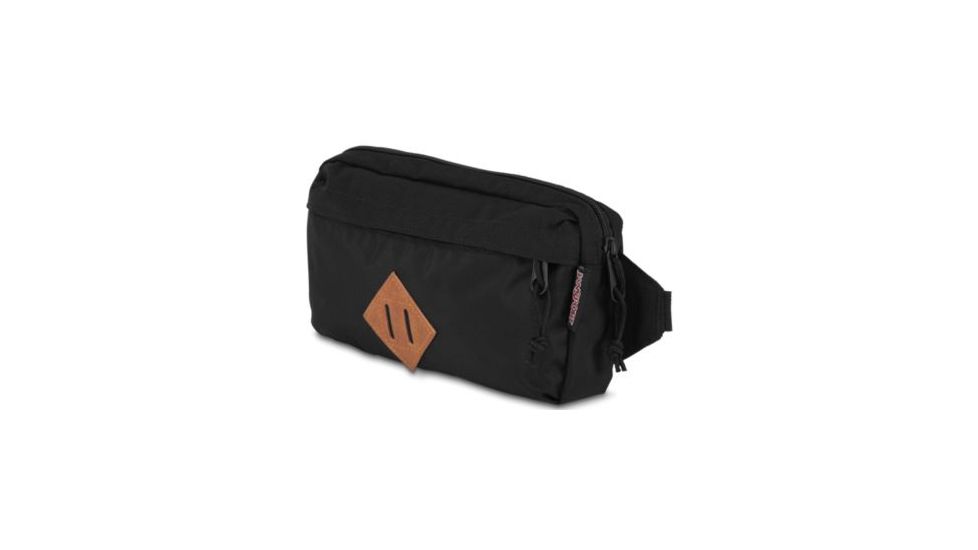 Jansport Waisted Fanny Pack-Black Ballistic Nylon