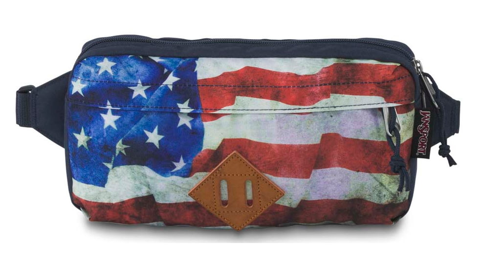 Jansport Waisted Fanny Pack-Multi Grunge USA