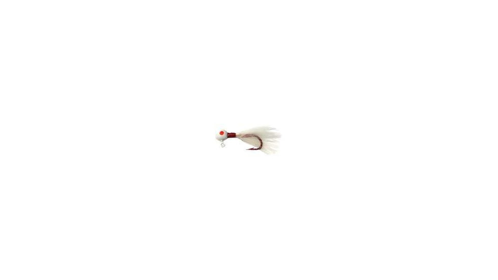 JB Lures Rabbit Hair Jigs 1/32 oz. White/White 2/PACK, RH321P