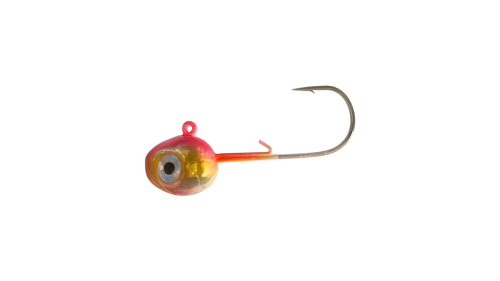 JB Lures Walleye Slayer Jig 1/4, Gold Holo/Pink, 4/Cd, WSJ14-GOP