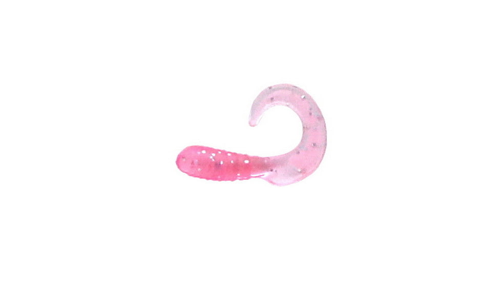 Jerrys Lures Assault Grub 20pk., Champagne, Pink Champagne w/ Hologram Flk., 71136