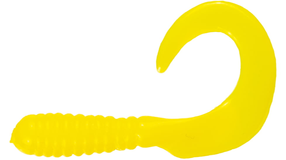 Jerry's Lures Assault Grub, 20, 2in, Yellow, 72019