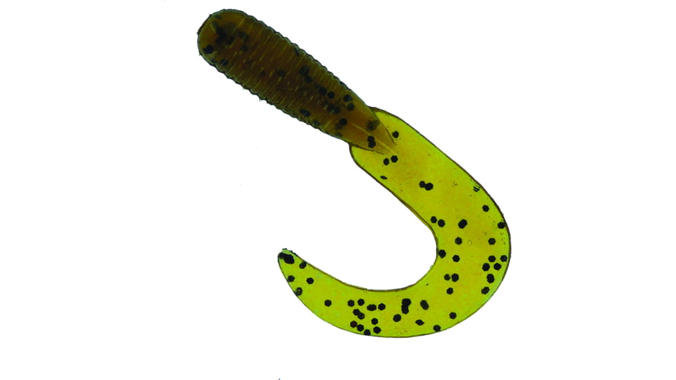 Jerry's Lures Assault Grub, 10, 3in, Dirty Green Pepper, 73195