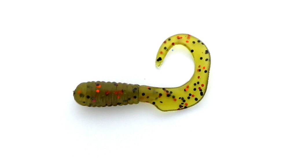 Jerry's Lures Assault Grub, 10, 3in, Watermelon Black &amp; Copper Mf, 73156