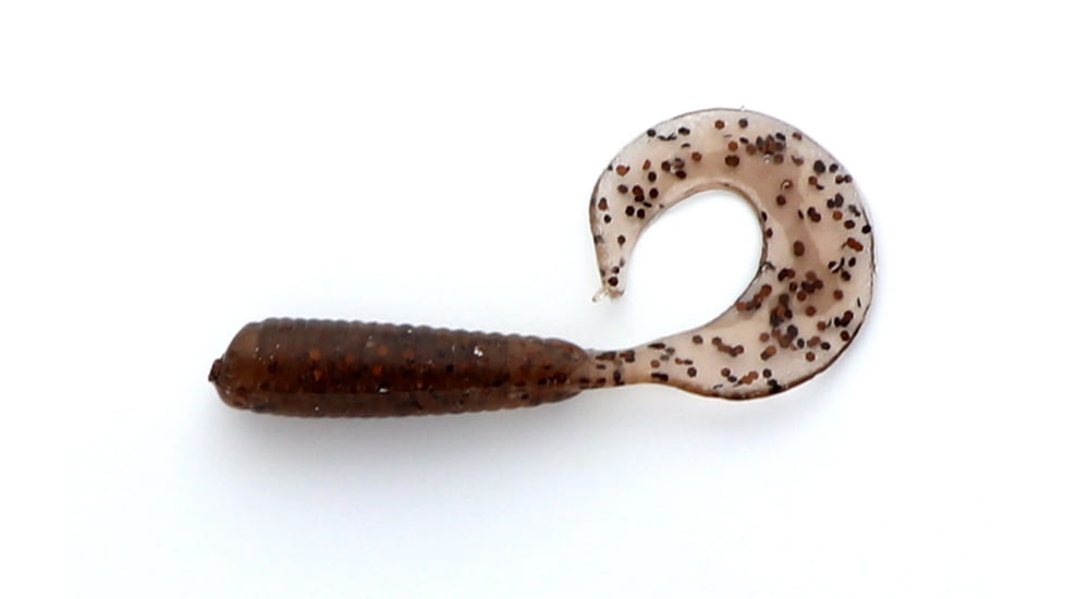 Jerrys Lures Assault Grub, 4in Mocha Copper, 10/Pack, 74178