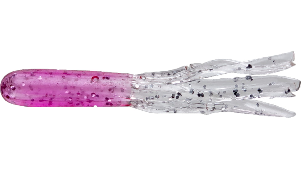 Jerry's Lures Mini Skirt Soft Bait, 20, 1 1/2in, Hot Pink Bling/Hot Pink Body/Glitter Skirt, 81056