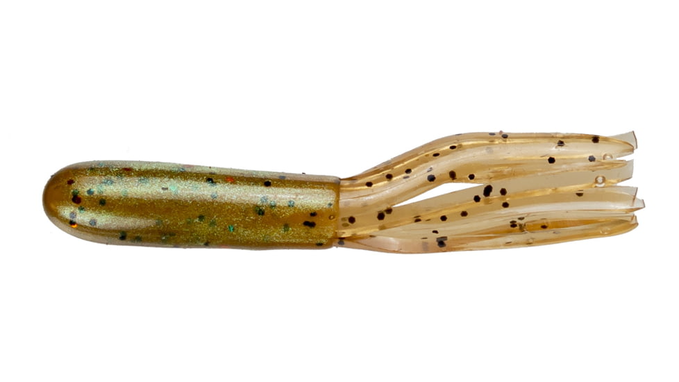 Jerry's Lures Mini Skirt Soft Bait, 20, 1 1/2in, Scud Missile, Changeable Body/Pumpkin Skirt, 81007