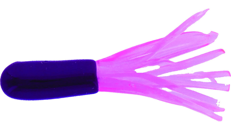 Jerry's Lures Mini Skirt Soft Bait, 20, 1 1/2in, Black/Pink, 81009
