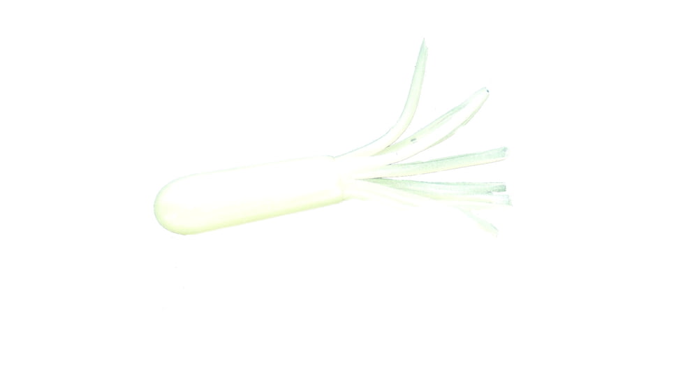 Jerry's Lures Mini Skirt Soft Bait, 20, 1 1/2in, Pearl, 81010