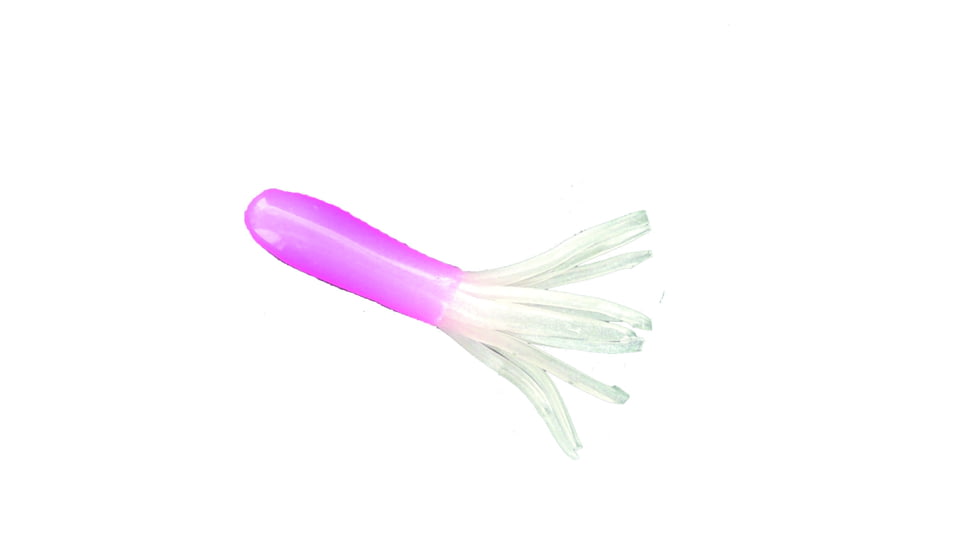Jerry's Lures Mini Skirt Soft Bait, 20, 1 1/2in, Pink/Pearl, 81208