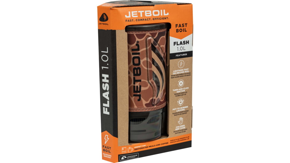 Jetboil 1L Flash Cooking System, Duck Camo, FLCM3
