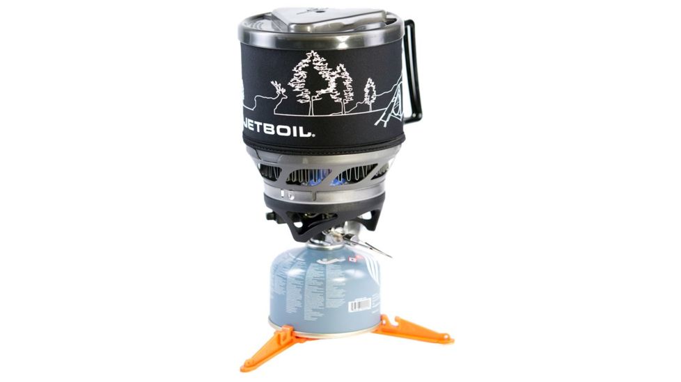 Jetboil MiniMo Personal Cooking System-Carbon w/ Line Art