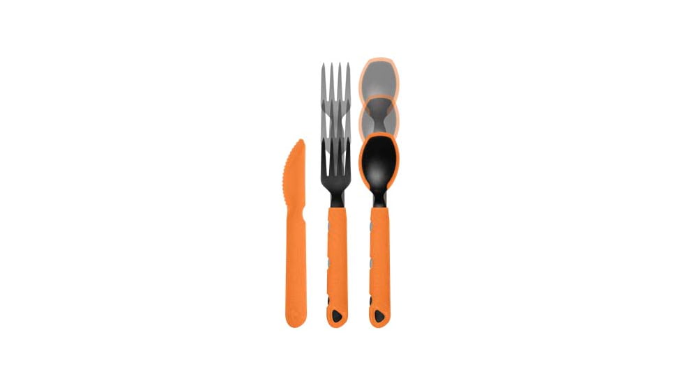 Jetboil Trailware Camping Utensils, Set, Orange/Black, TRLWR