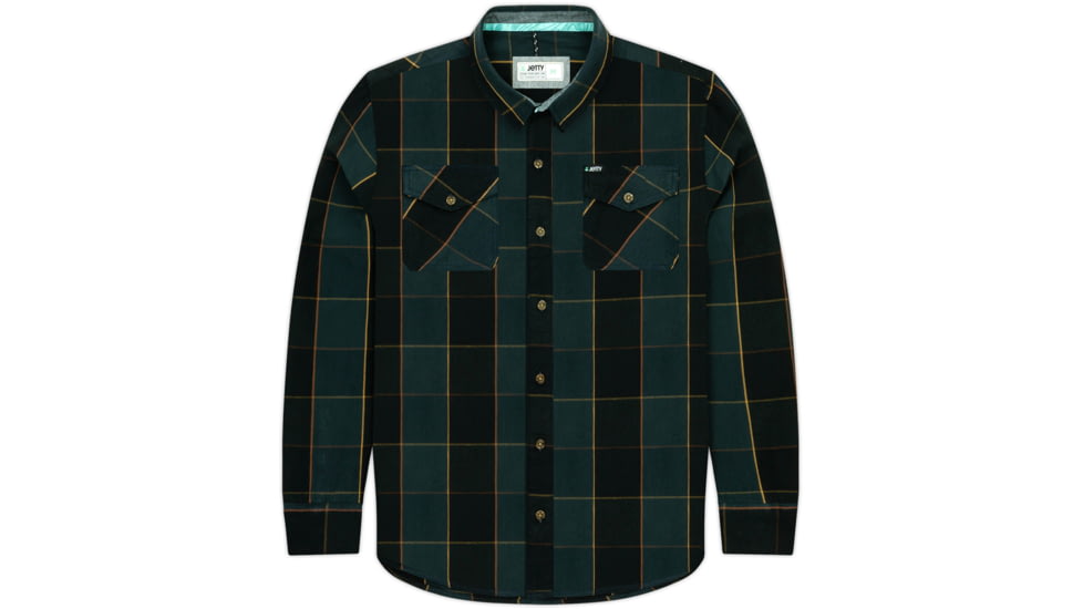 Jetty Breaker Flannel - Men's, Medium, Charcoal, 27319