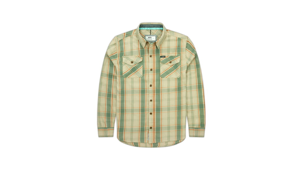 Jetty Breaker Flannel - Mens, Medium, Tan, 27369