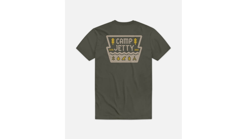 Jetty Camper Tee - Mens, Military, Small, 26198