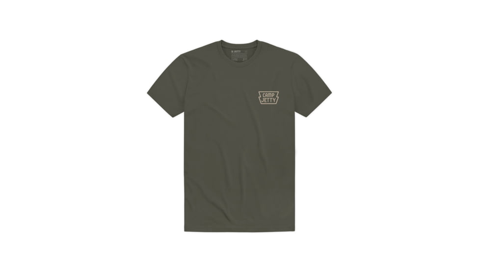 Jetty Camper Tee - Mens, Military, Small, 26198