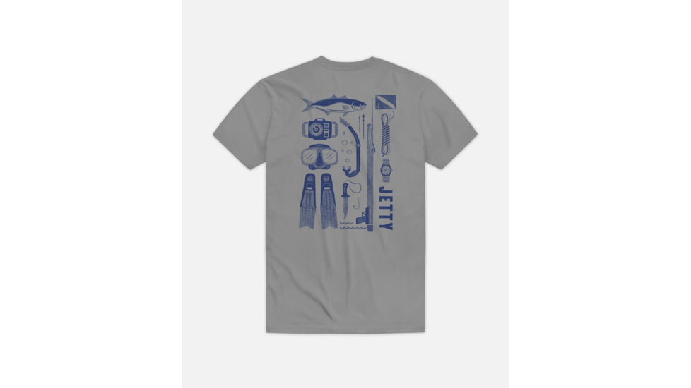 Jetty Divekit Tee - Mens, Grey, 2XL, 26077