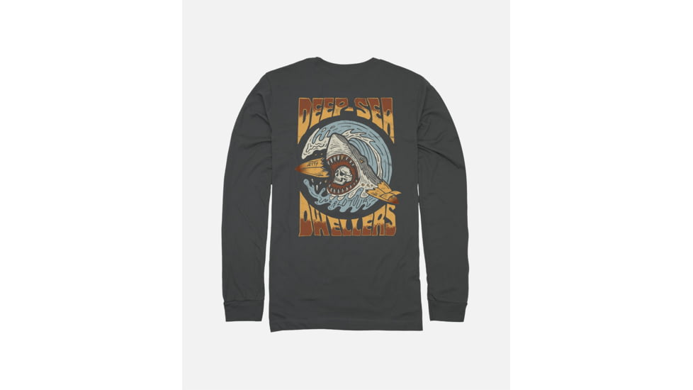 Jetty Dweller Long Sleeve Tee - Mens, Charcoal, Large, 26410