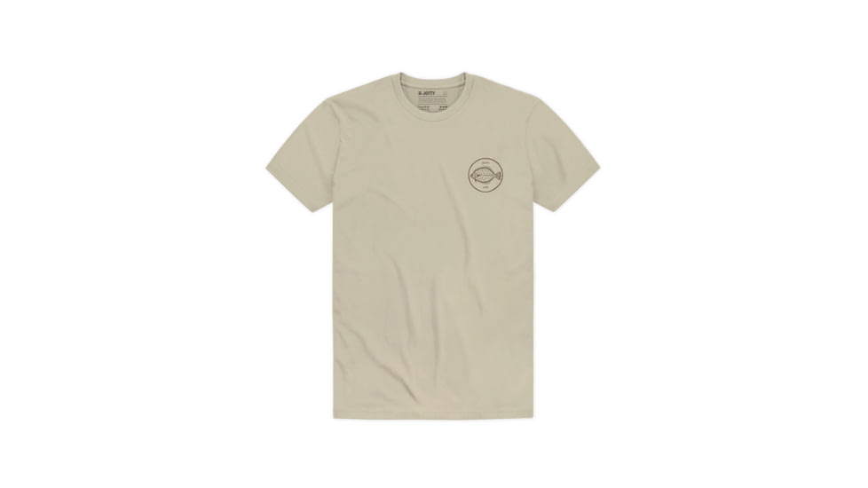 Jetty Flounder Tee - Mens, Tan, Small, 26118