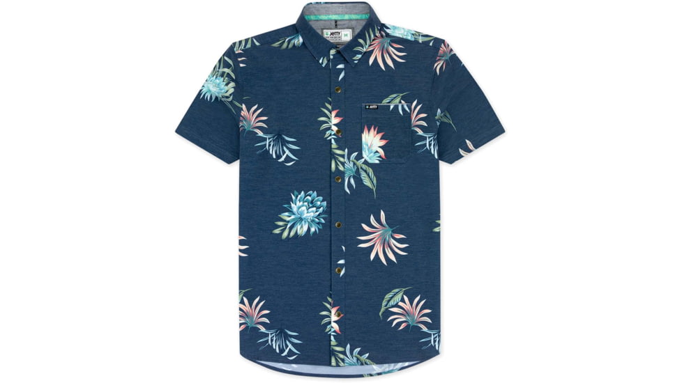 Jetty Garwood Woven Shirt - Mens, Navy, Small, S22GARW-MWNVY-S