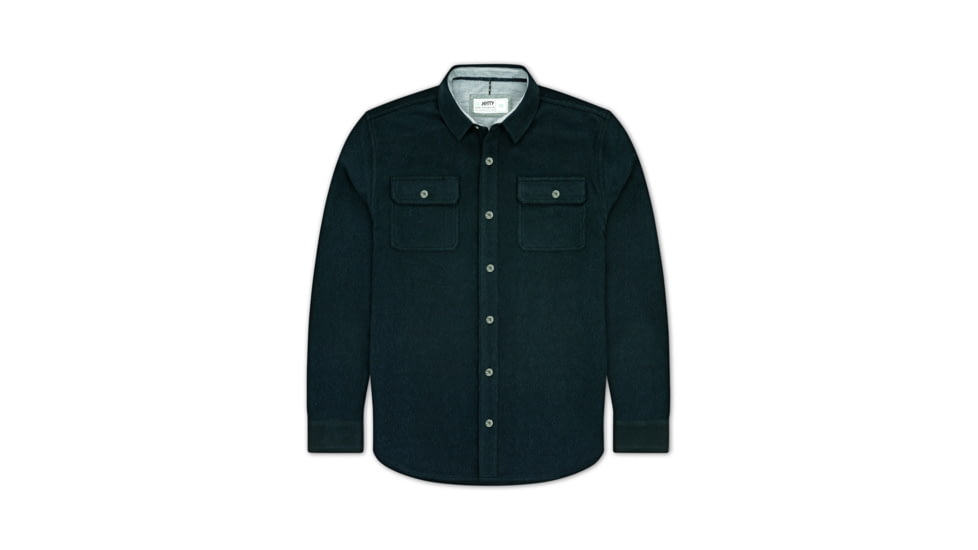 Jetty Horizon Flannel - Mens, Navy, Small, 28152