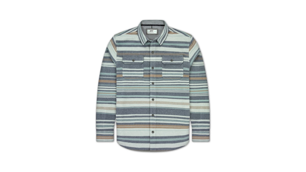 Jetty Horizon Flannel - Mens, Storm, Large, 27541