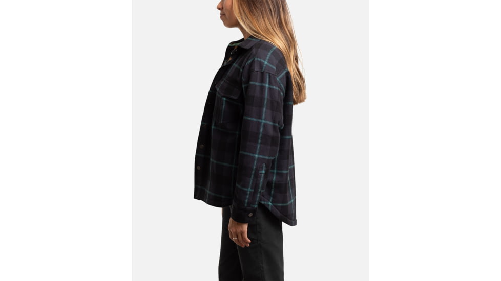 Jetty Nivean Flannel Jacket - Womens, Black, Medium, 27200
