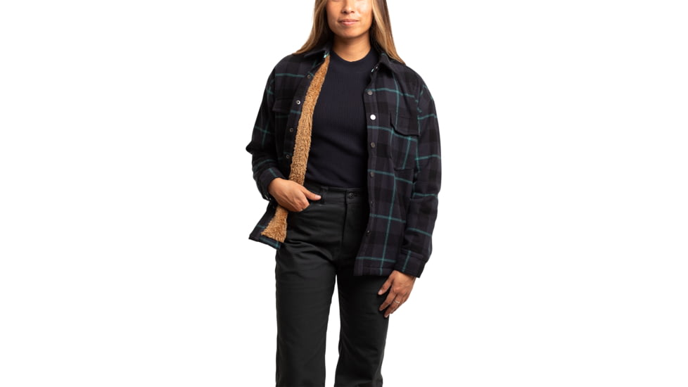 Jetty Nivean Flannel Jacket - Womens, Black, Medium, 27200