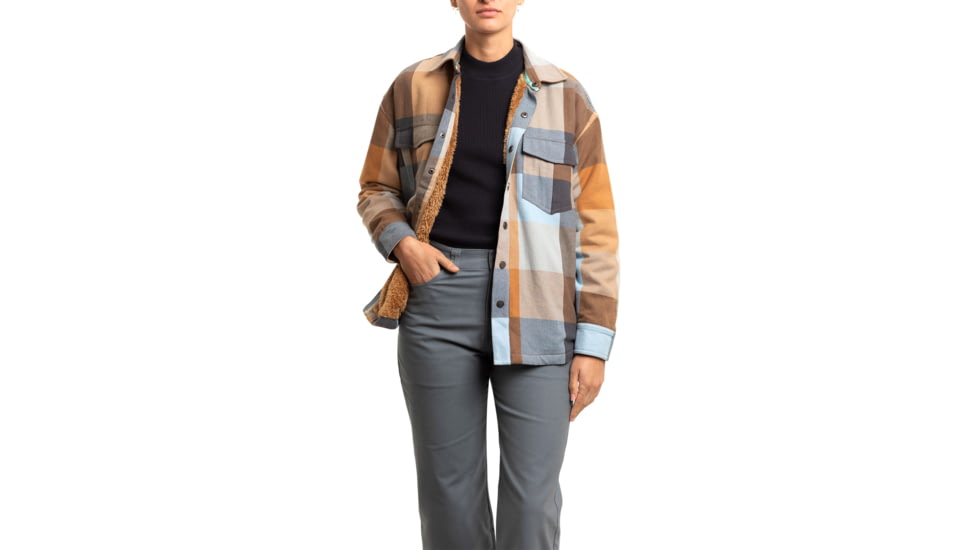 Jetty Nivean Flannel Jacket - Womens, Tan, Medium, 27210