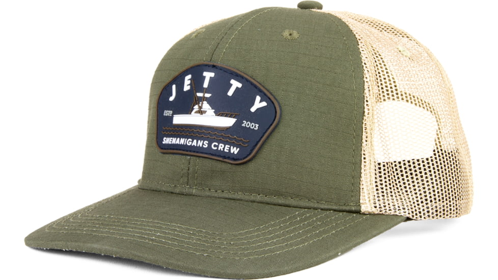 Jetty Shenanigans Snapback, Military, One Size, 32804