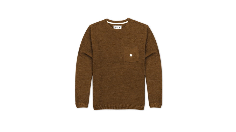 Jetty The Brine Sweater - Mens, Brown, Extra Large, 27787