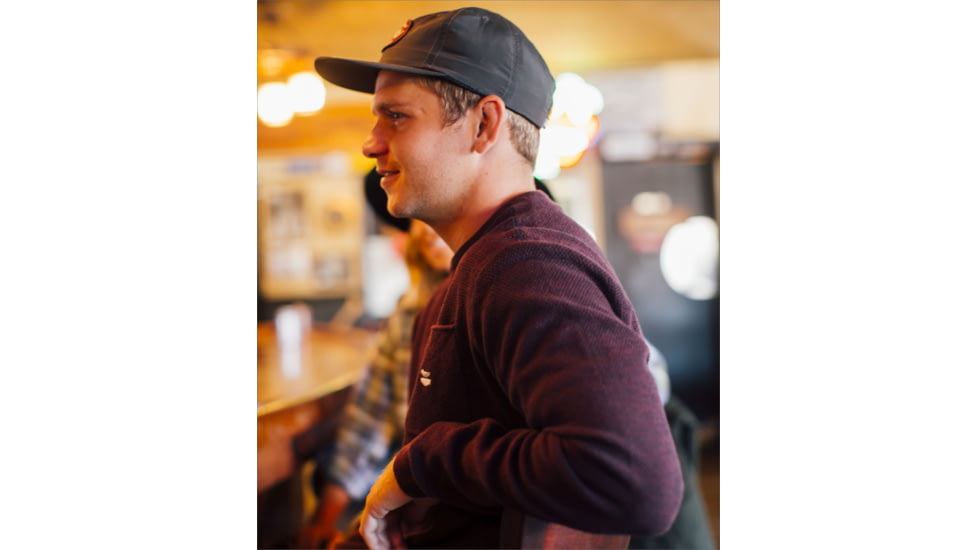 Jetty The Brine Sweater - Mens, Burgundy, Small, 27794