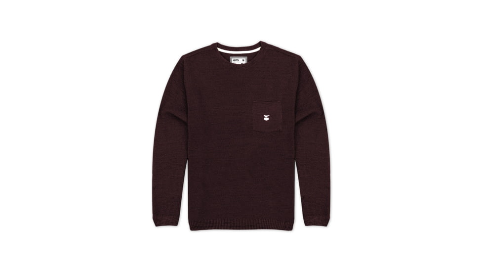 Jetty The Brine Sweater - Mens, Burgundy, Small, 27794