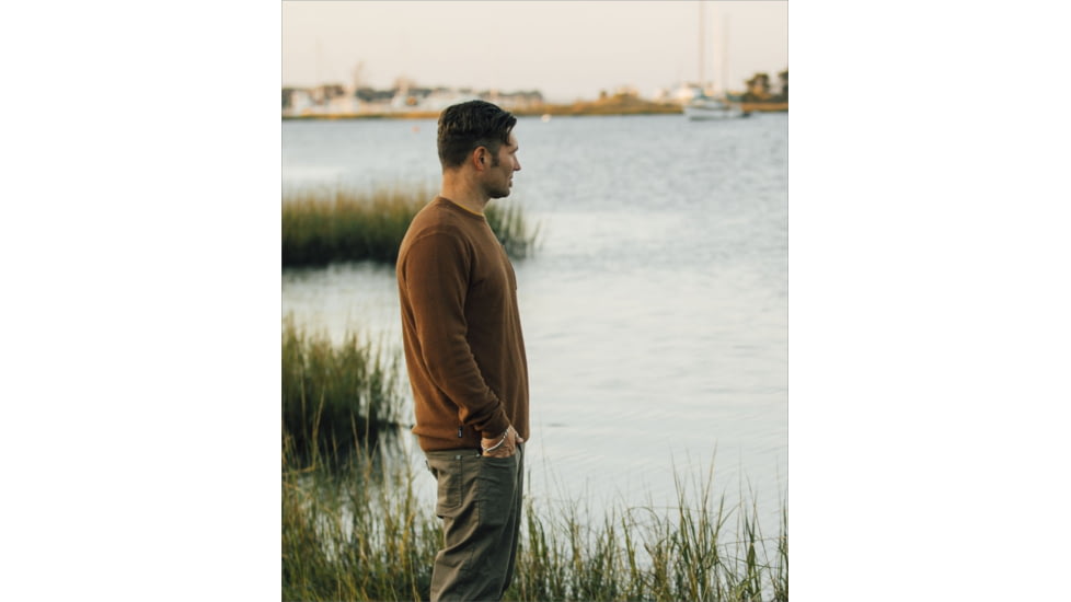 Jetty The Brine Sweater - Mens, Military, Small, 27764