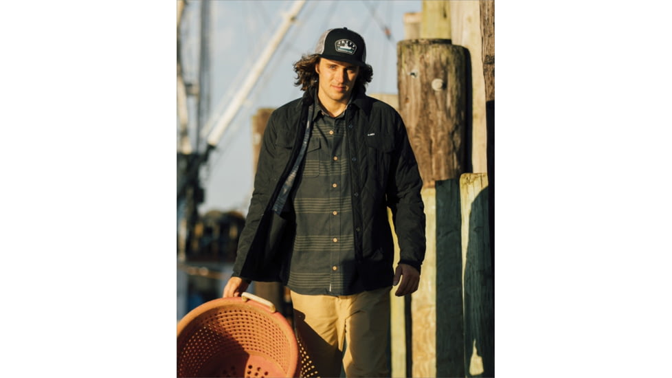 Jetty The Dogwood Quilted Jacket - Mens, Graphite, Medium, 28055