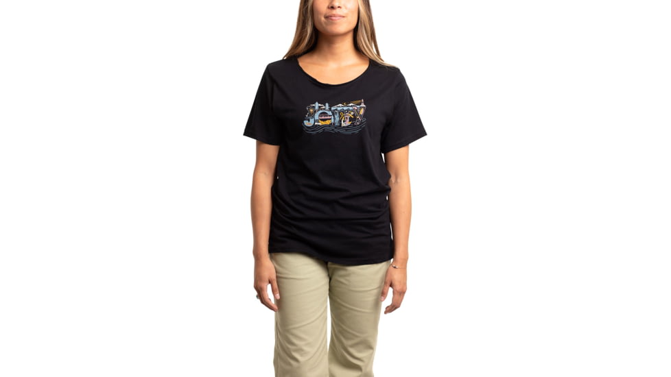 Jetty Vantage Tee - Womens, Black, Small, 29035