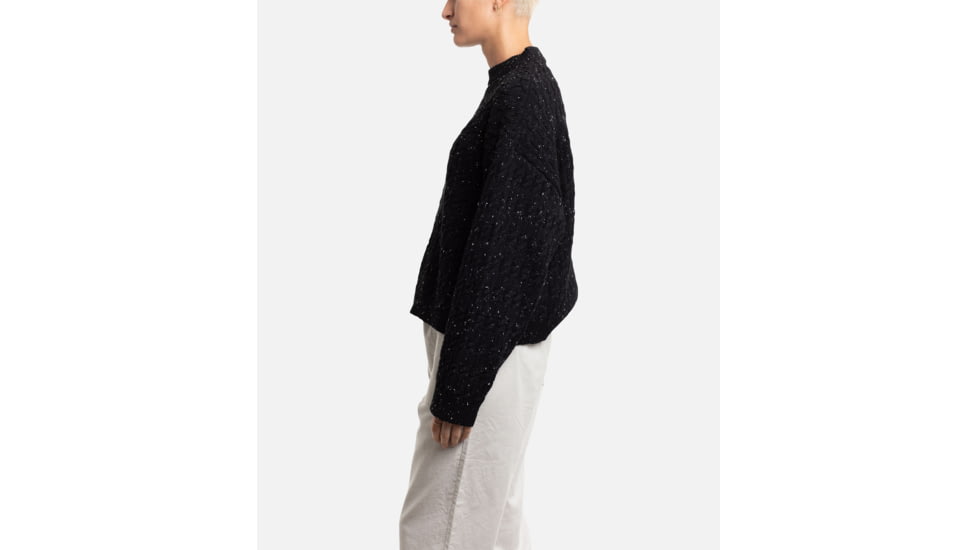 Jetty Wharf Cable Knit Sweater - Womens, Black, Extra Small, 27118