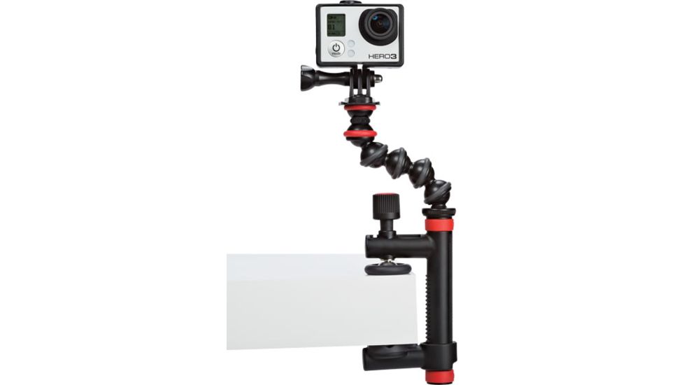 JOBY Action Clamp &amp; GorillaPod Arm, Black/Red JB01280