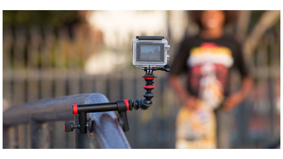 JOBY Action Clamp &amp; GorillaPod Arm, Black/Red JB01280