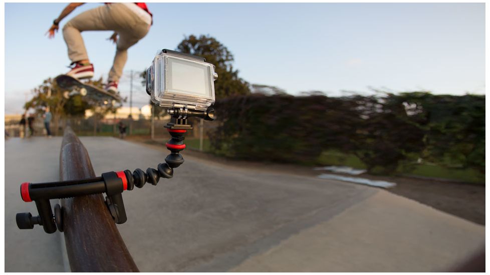 JOBY Action Clamp &amp; GorillaPod Arm, Black/Red JB01280