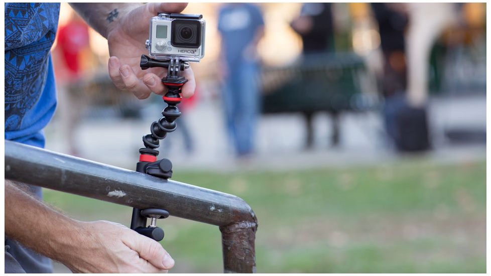 JOBY Action Clamp &amp; GorillaPod Arm, Black/Red JB01280