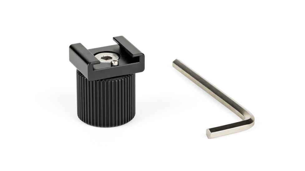 JOBY Cold Shoe PRO Aluminim Cold Shoe Adapter for Attaching Accessories, Black, JB01530