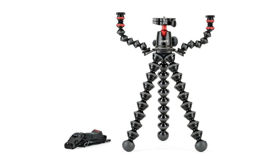 JOBY Gorilla Pod Rig Aluminum Tripod for DSLR Camera and Accessories, Black, JB01522